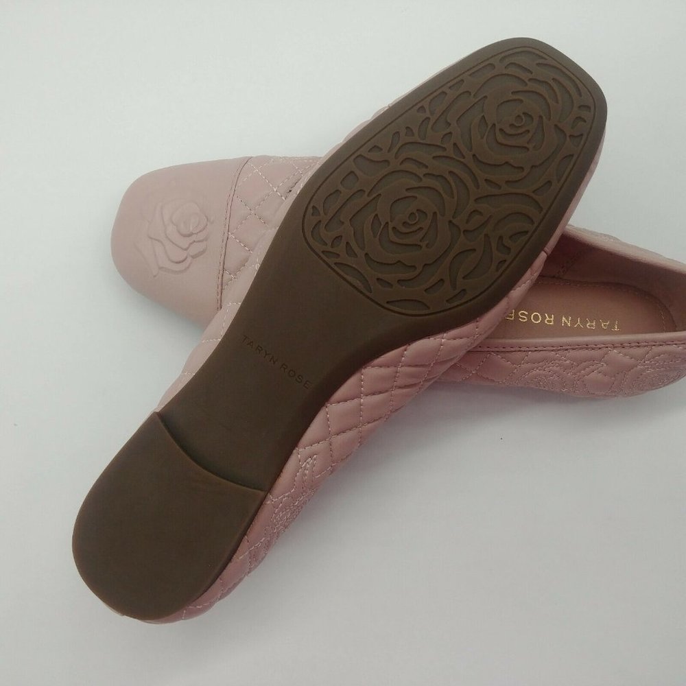 Taryn Rose Womans Blush Ballet Flats Quilted NEW - Picture 5 of 7